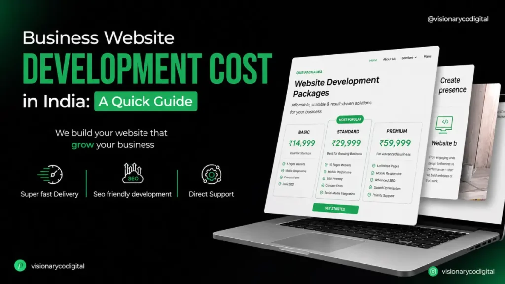 website development cost in India