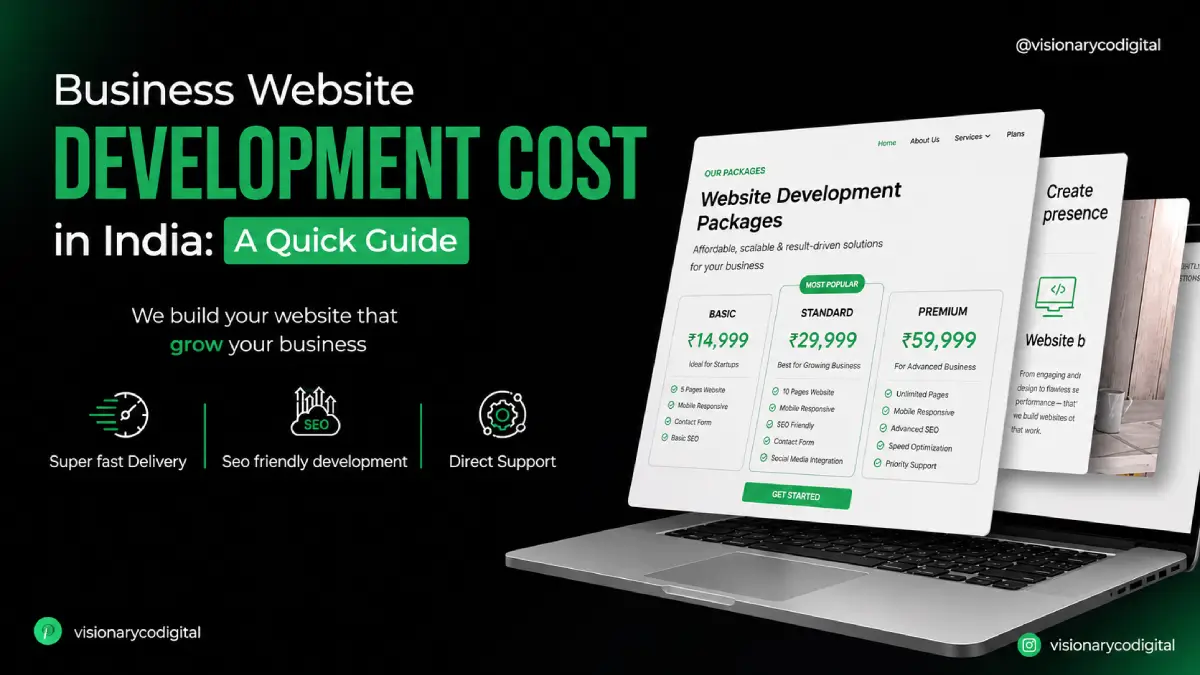 website development cost in India