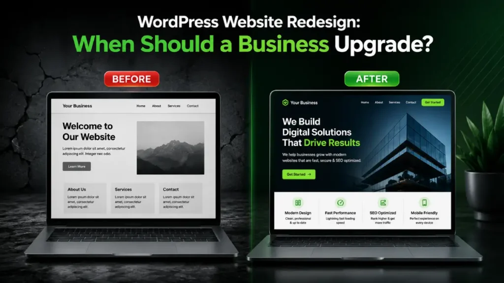 wordpress website redesign services